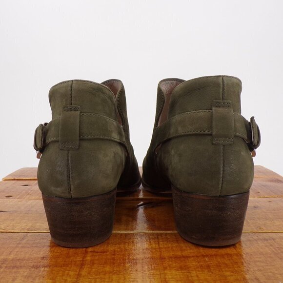 Caslon Women's Suede Leather Buckle Ankle Boots - size 5.5 - Picture 5 of 10